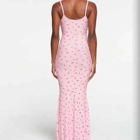 SKIMS Pink Maxi Dress - Picture 2 of 5